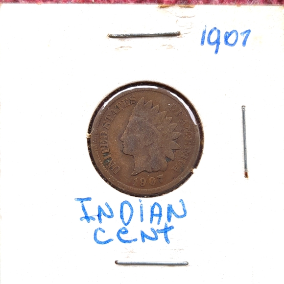 Lot of 8 Indian Head Cents from 1900 -1907 - Picture 15 of 16